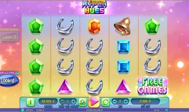 Đồ họa game Nổ Hũ Kim Cương thiết kế bắt mắt